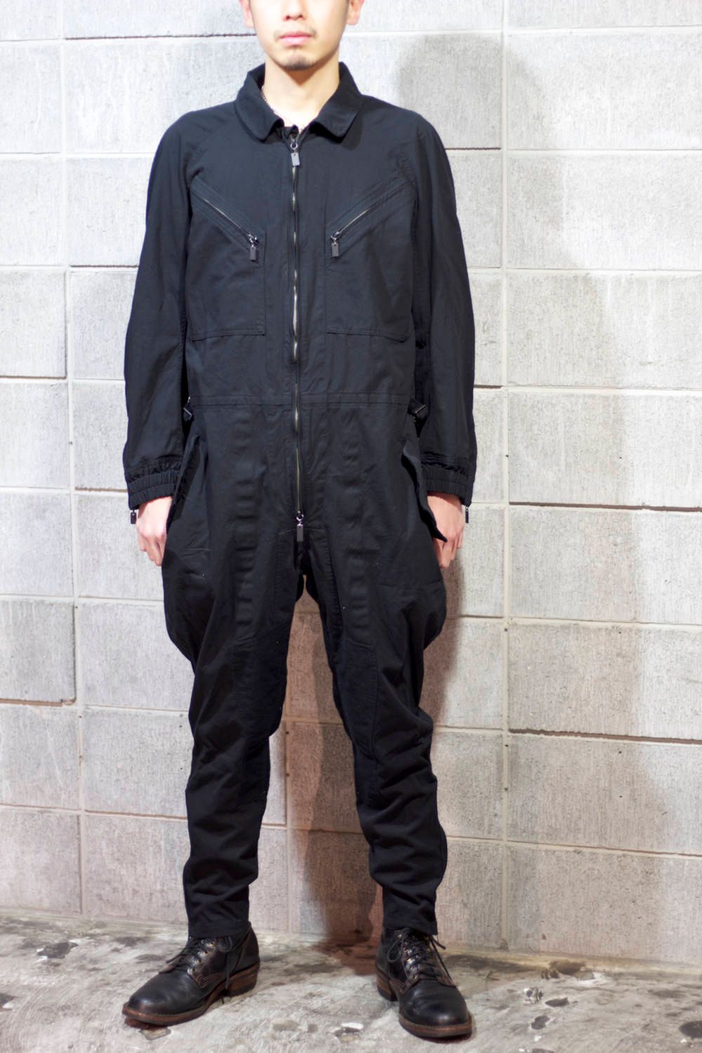 JODHPURS FLIGHT SUIT / BLACK