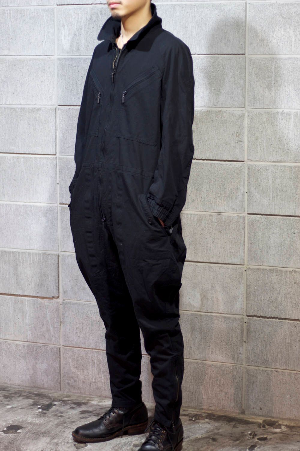 JODHPURS FLIGHT SUIT / BLACK
