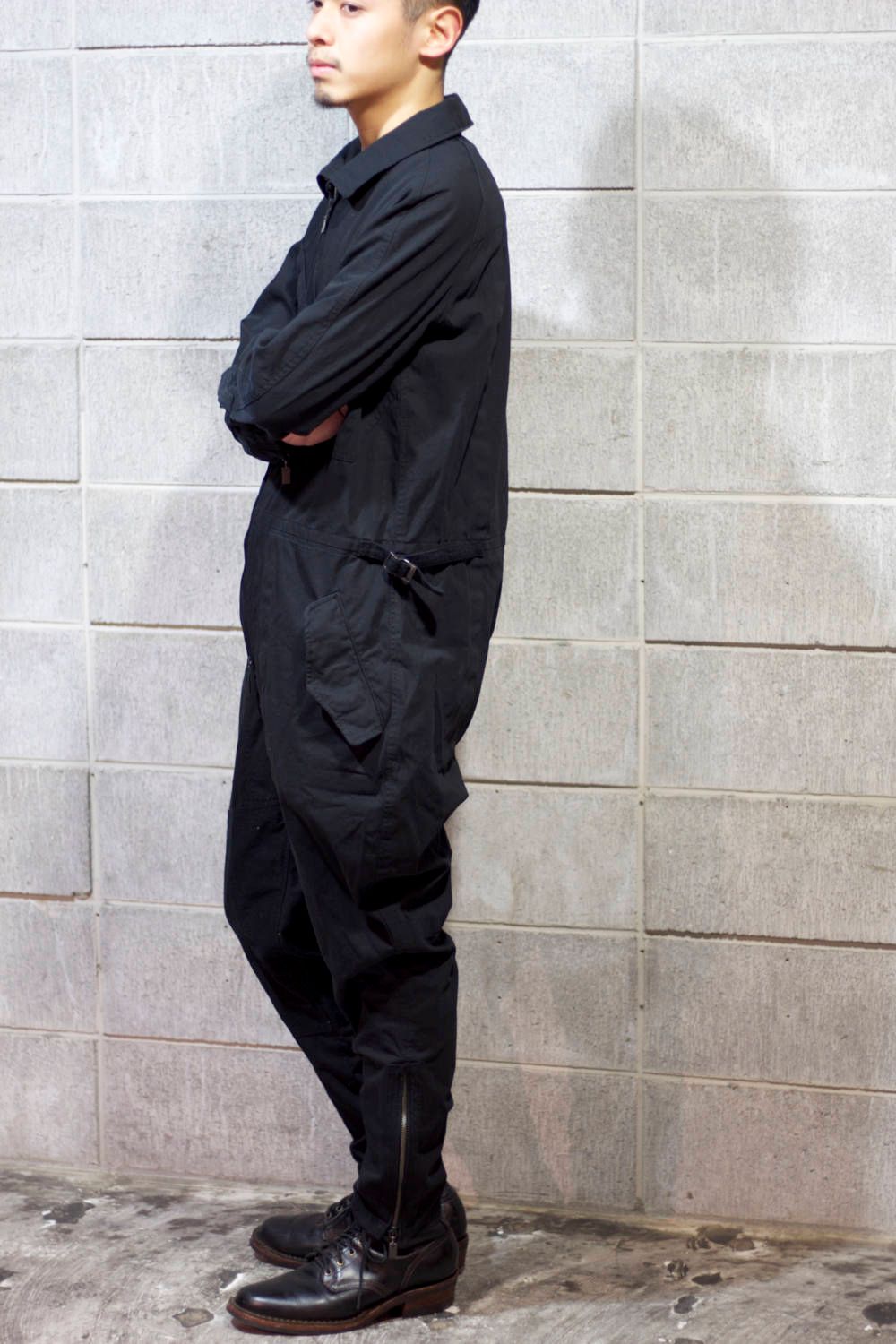 JODHPURS FLIGHT SUIT / BLACK