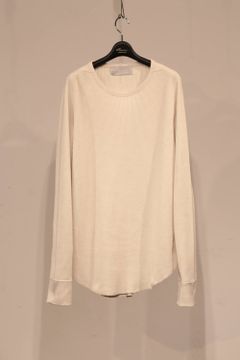 Side Gazette thermal shirt "BLACK/OFF WHITE"