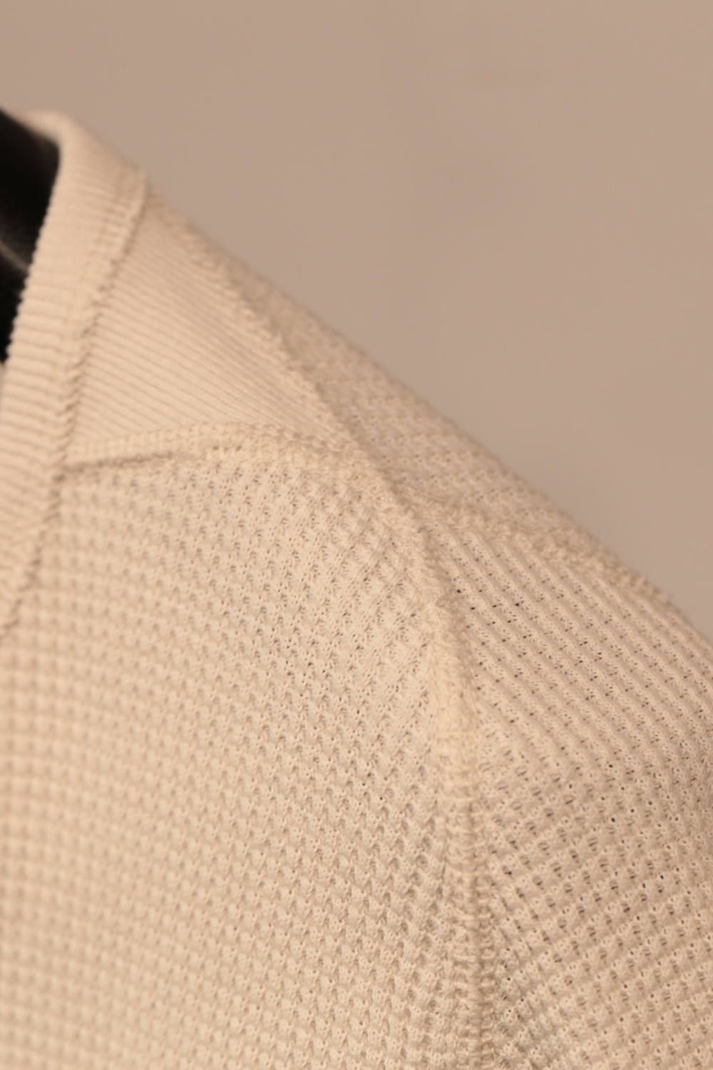 Side Gazette thermal shirt "BLACK/OFF WHITE"