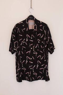 Cigarette end shirt "BLACK"