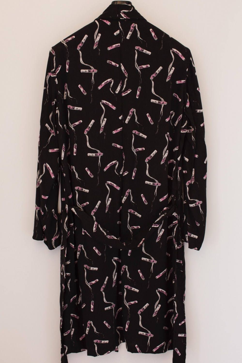 Cigarette end gown "BLACK"