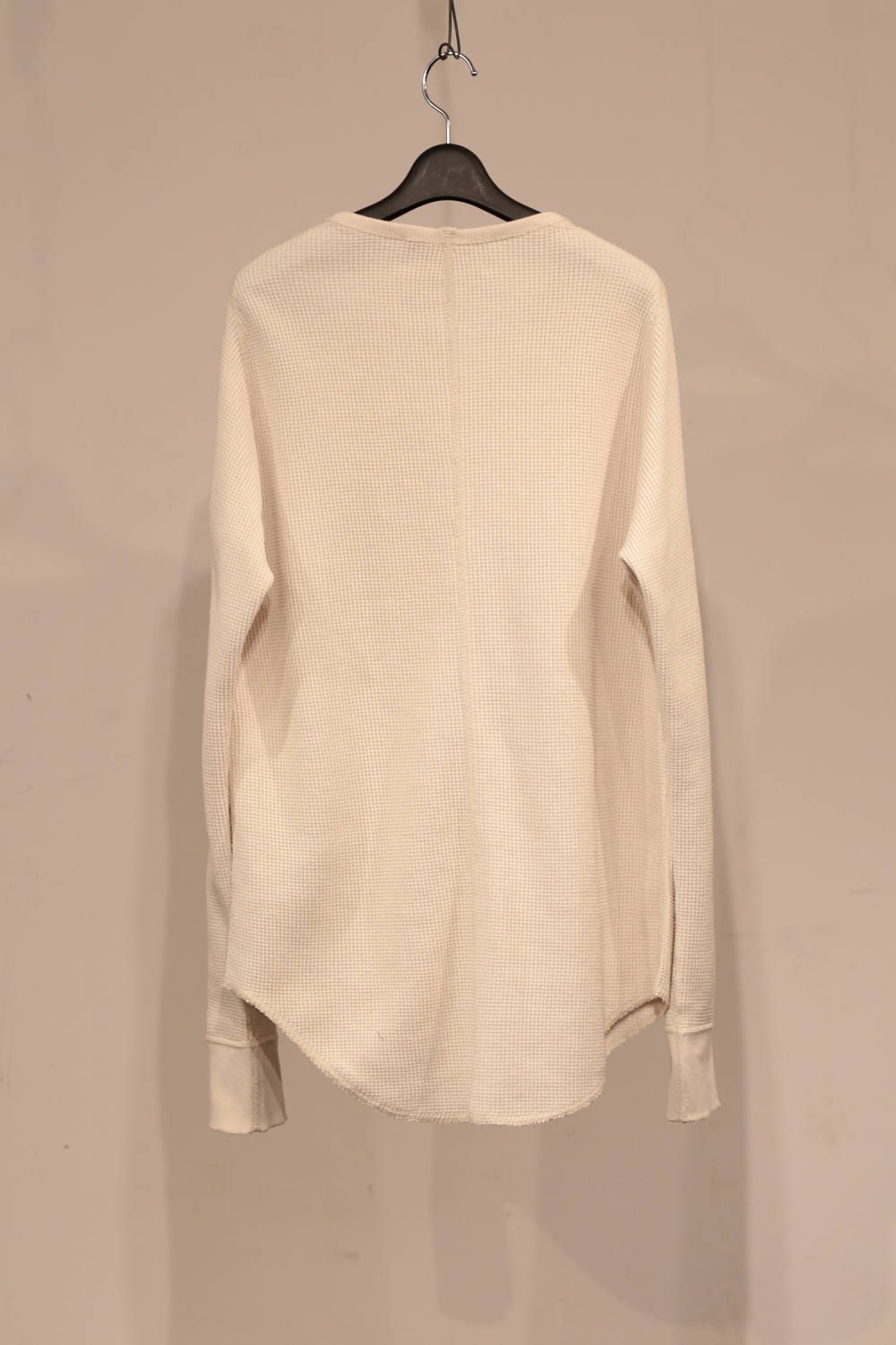 Side Gazette thermal shirt "BLACK/OFF WHITE"