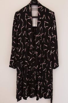Cigarette end gown "BLACK"