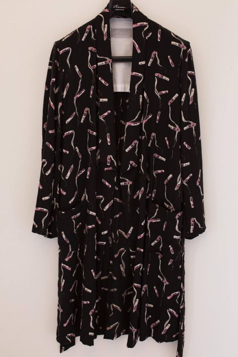 Cigarette end gown "BLACK"