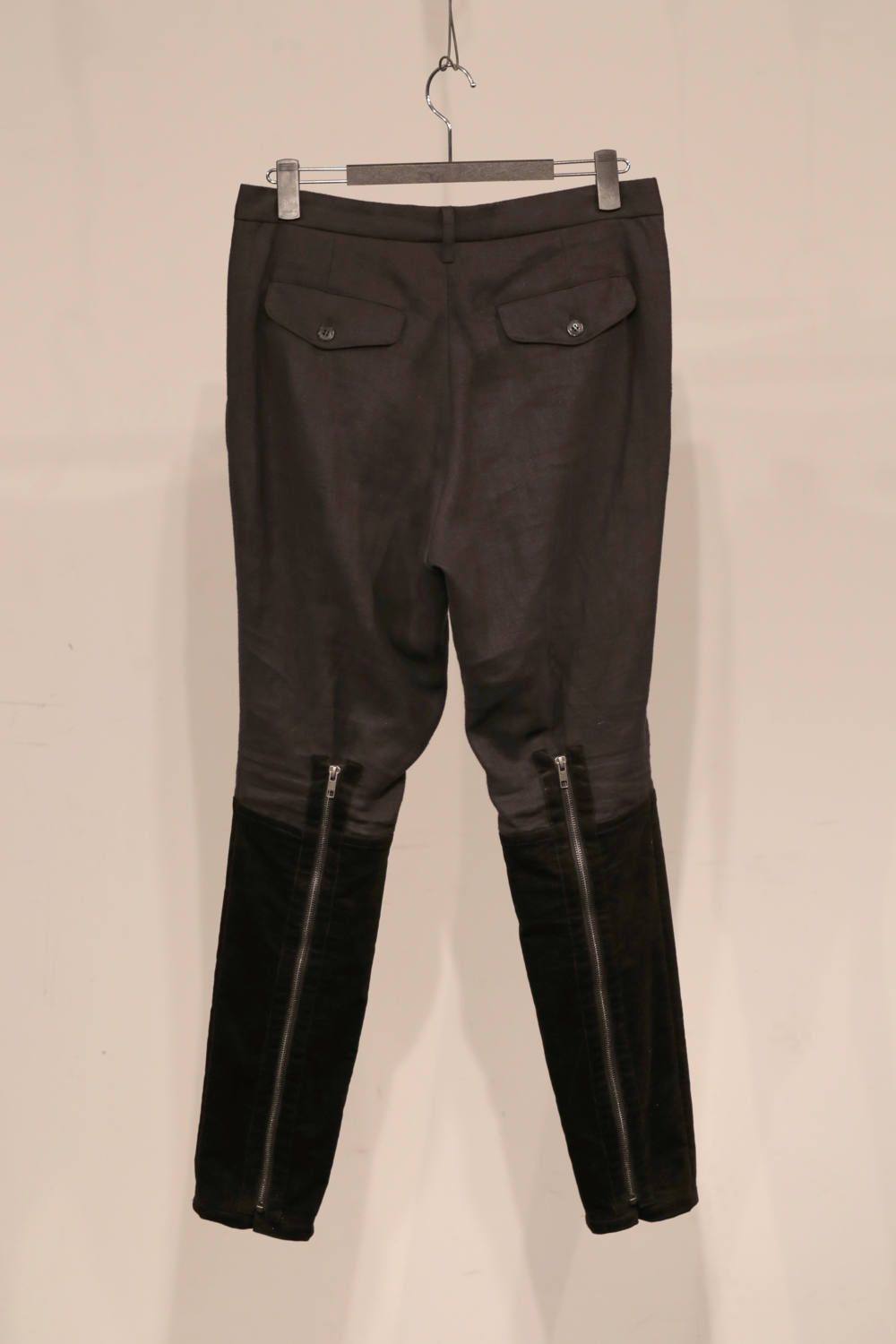 Calcao Trousers "BLACK/PURPLE NAVY/BEIGE"