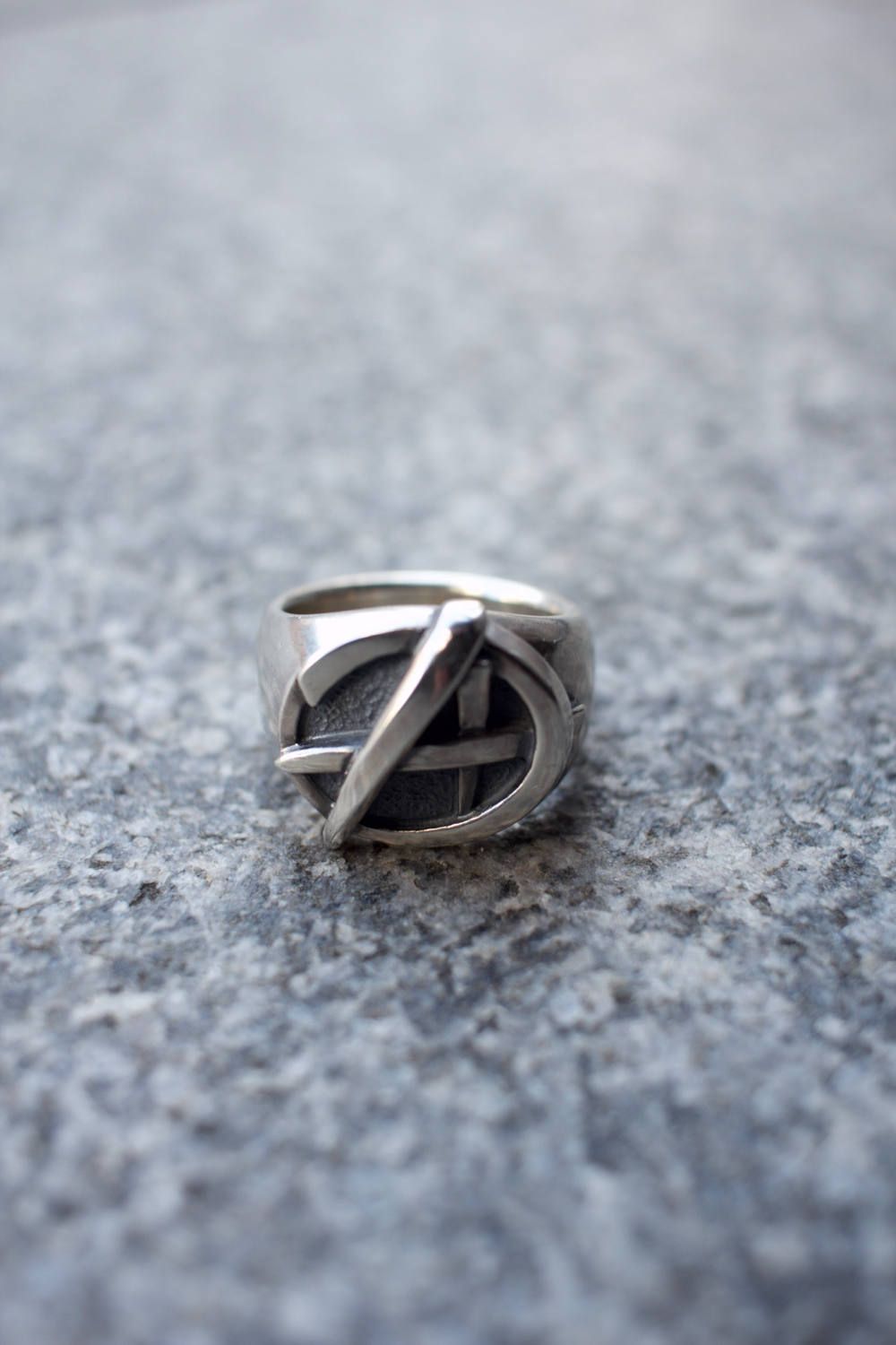 Rat Race×Haze "A" Ring