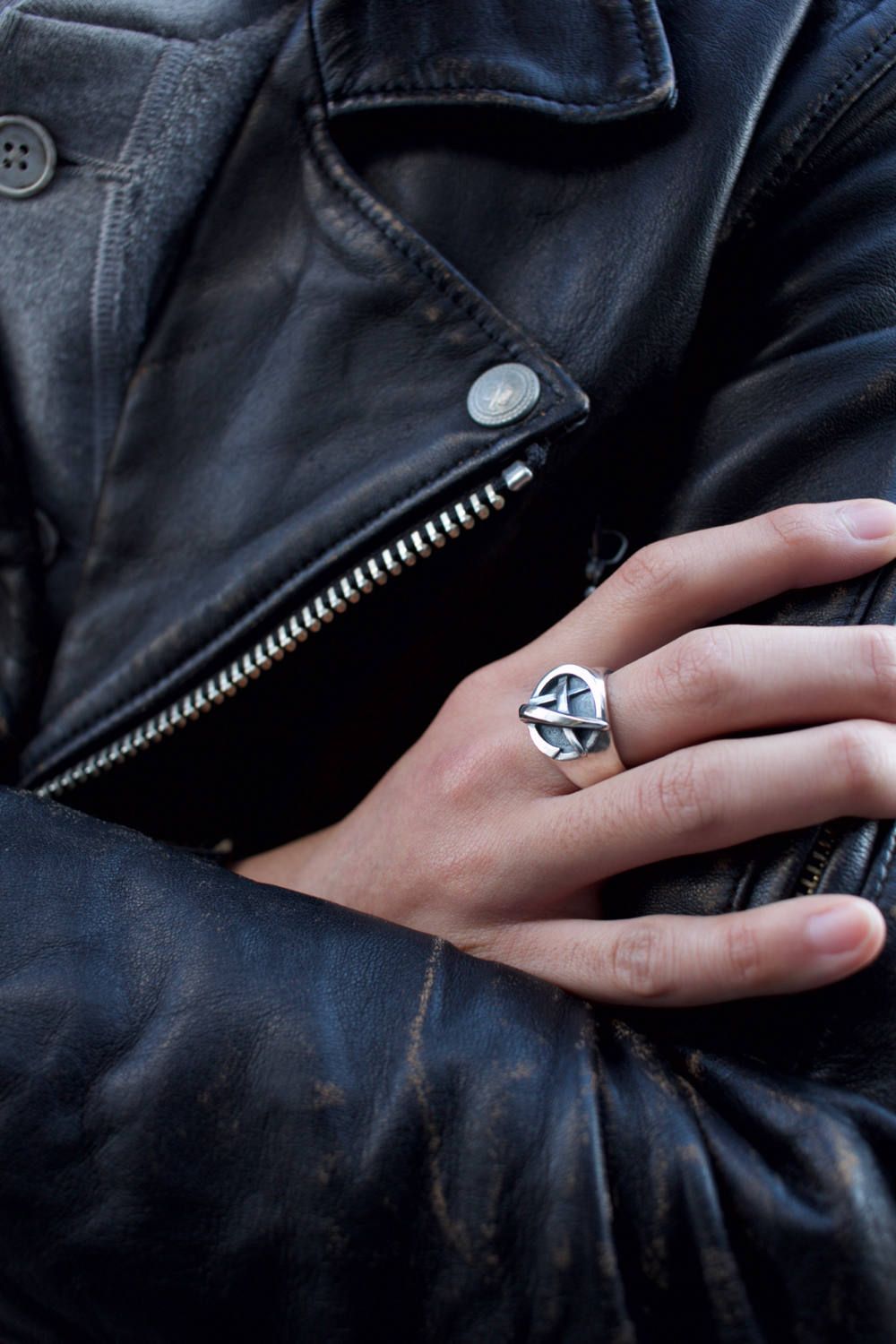Rat Race×Haze "A" Ring