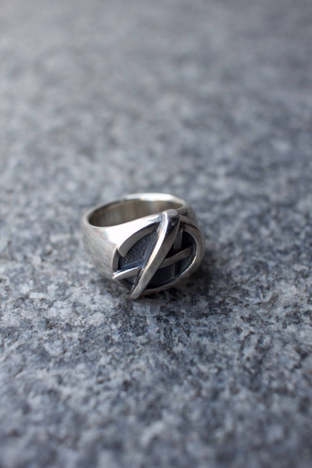 Rat Race×Haze "A" Ring