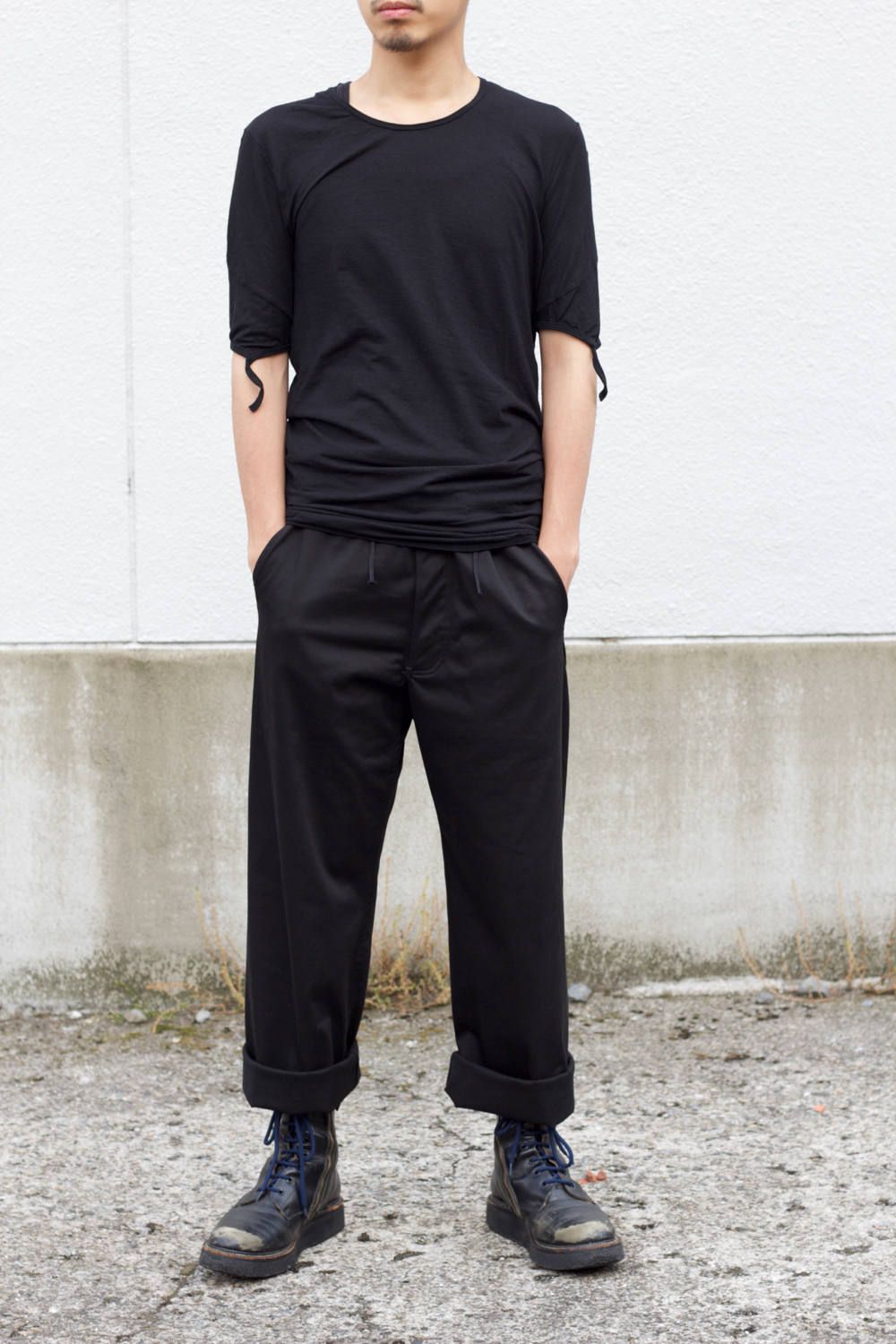 新品黒 ナイスベーシックTee N!ce basic tee (BLACK)