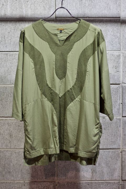 PUL-CLT / "DASHIKI" SHIRTS(L.KHAKI)