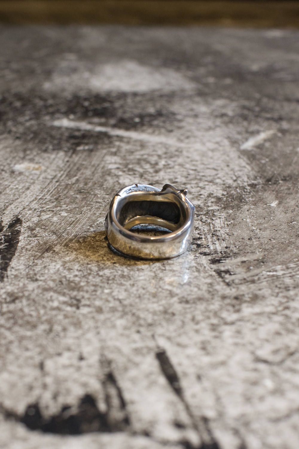 Message on Ribbon Ring Narrow