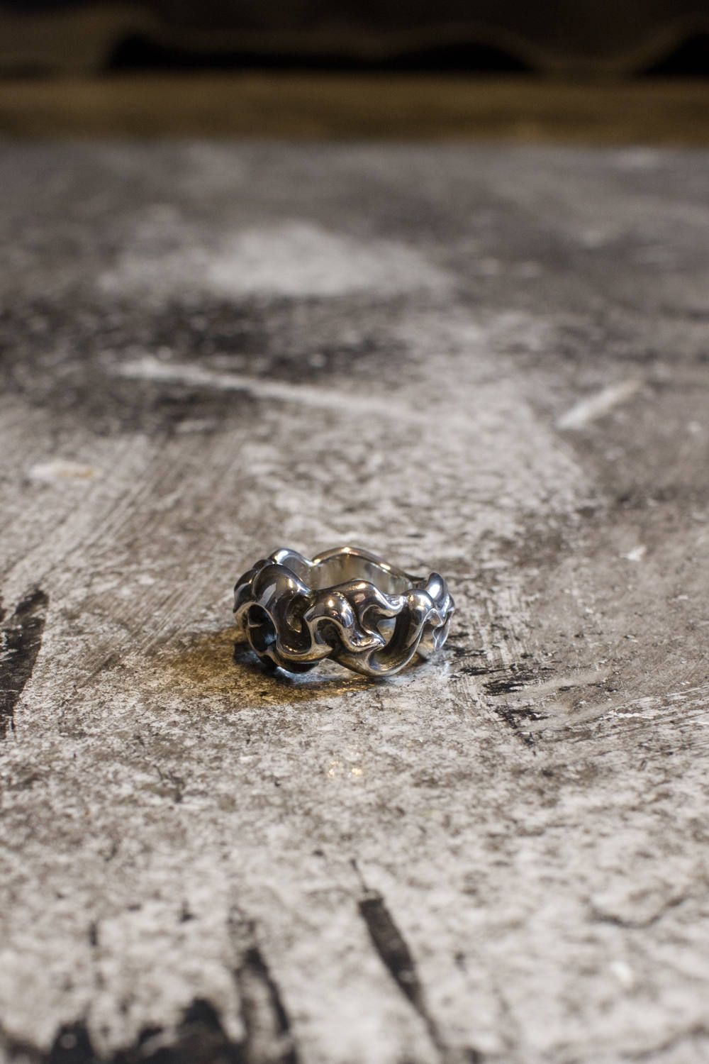 RAT RACE ラットレース アンデュレートフレアリングＳ F-3 925 Rat Race / ラットレース SKULL&FLARE RING 2 スカル&フレア