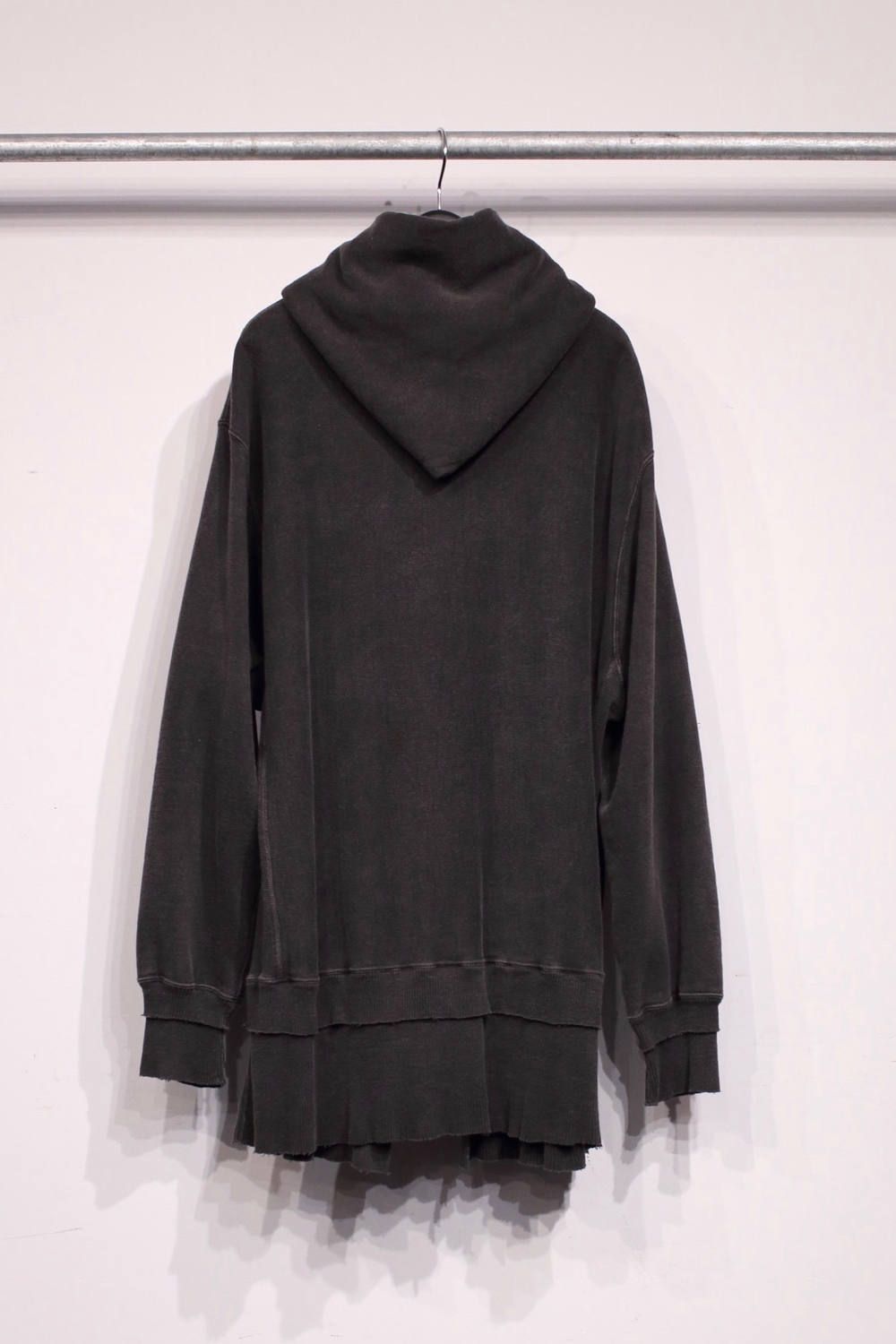 Moses parted parka "BLACK/PURPLE"