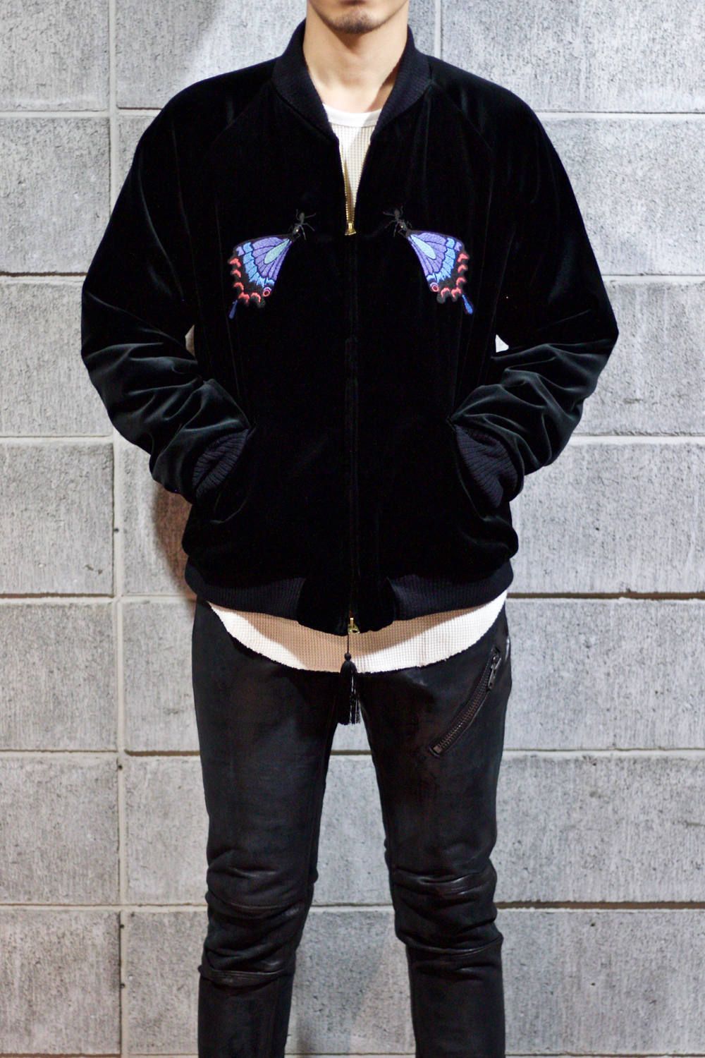 Datura suka-blouson "BLACK/NAVY/BORDEAUX"