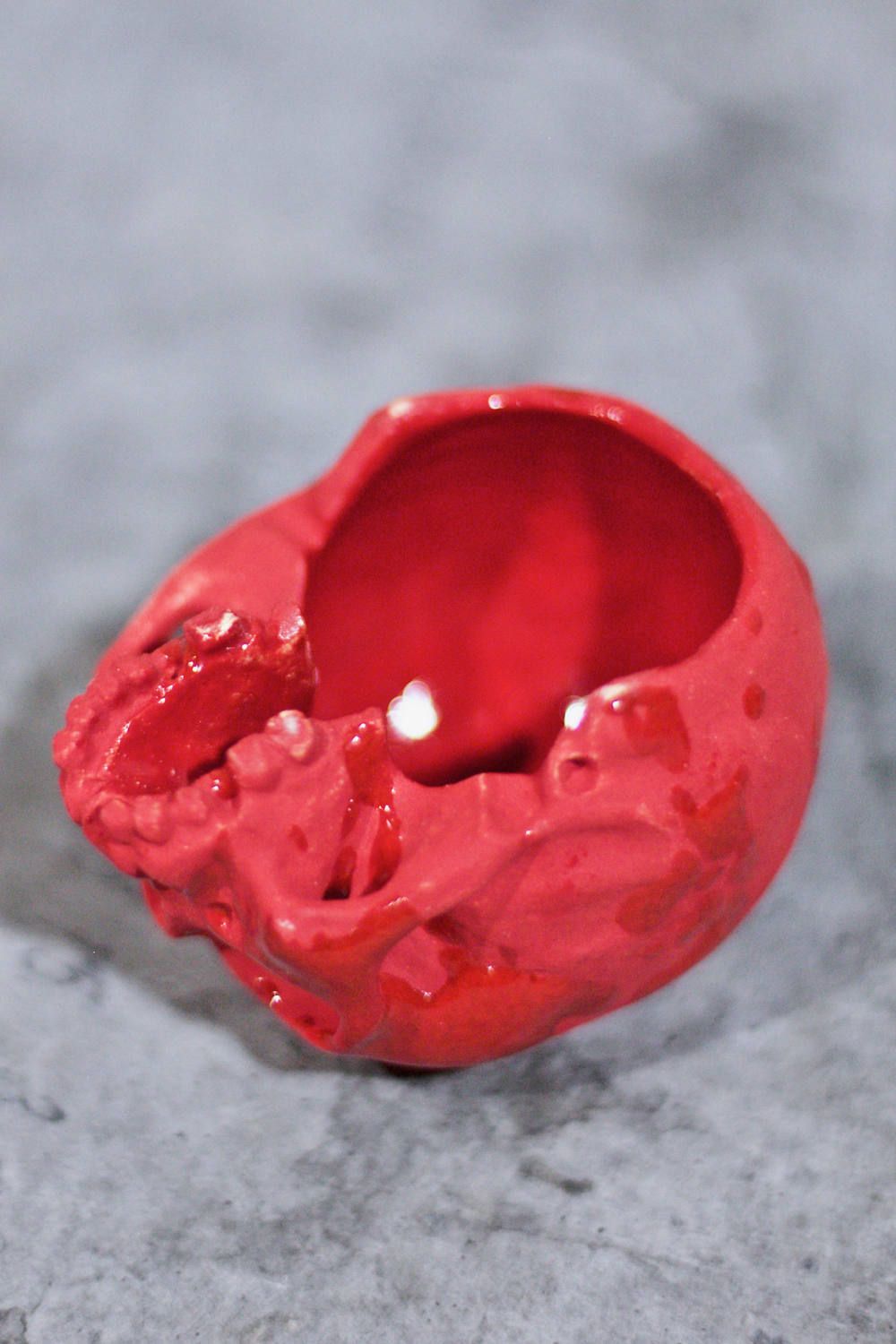 "ぐい呑み"小髑髏 (RED)