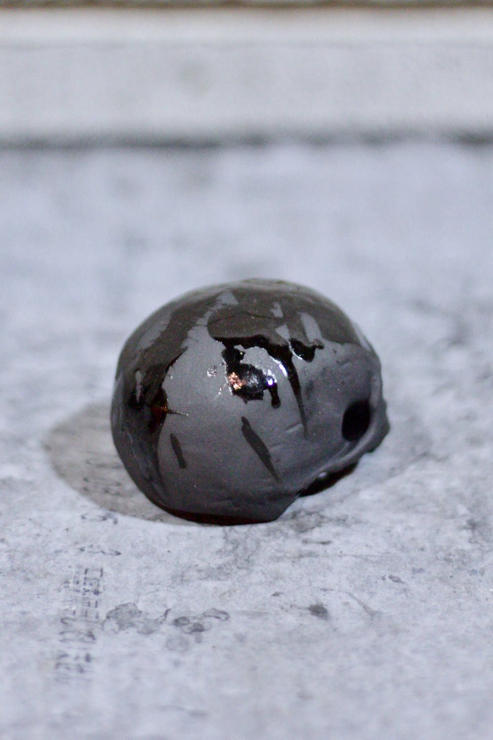 "ぐい呑み"小髑髏 (BLACK)