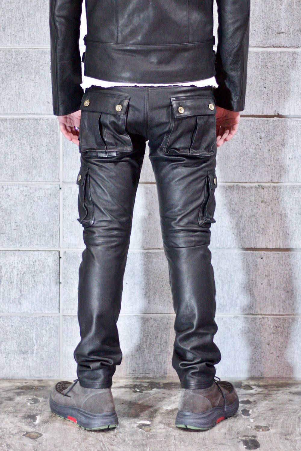 elconductorH blackmeans レザーパンツ 4 blackmeans - 945-73GP112-1 (BLACK) | HAZE