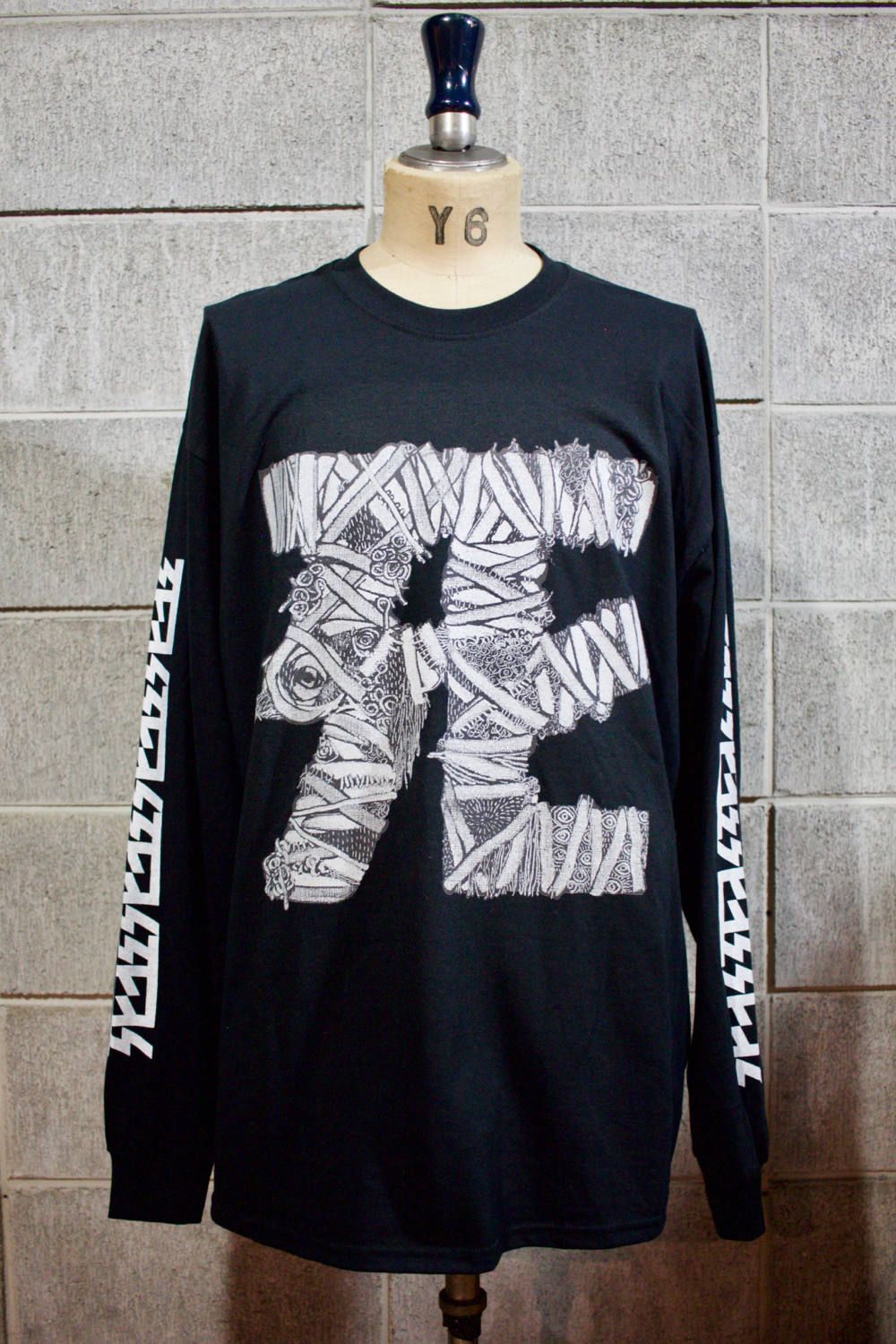 JUN KANEKO×KAZUMICHI MARUOKA  別注"死" ロンTEE ブラック