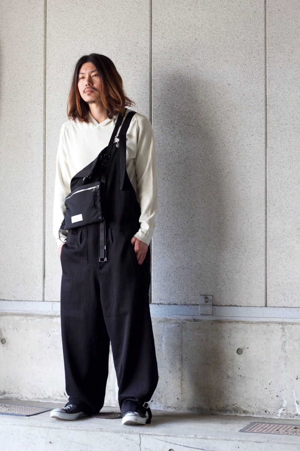 COMMAND THERMAL HOODIE (BLACK,OFF WHITE)