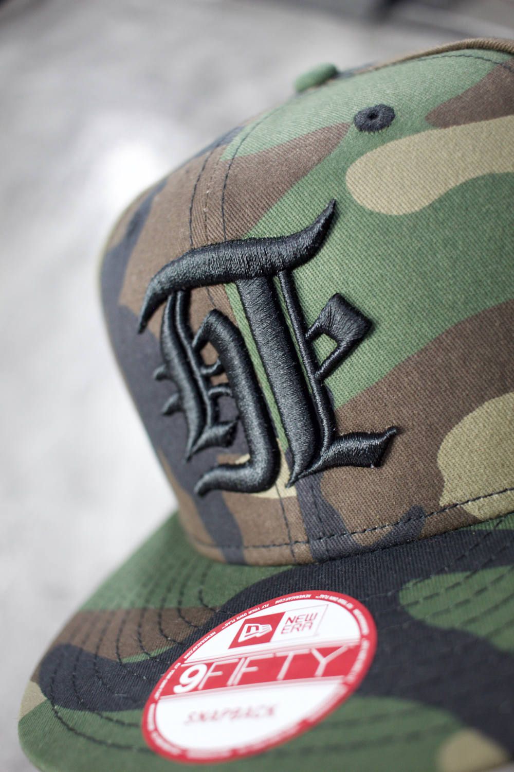 ”死”SNAP BACK 別注カモフラージュ