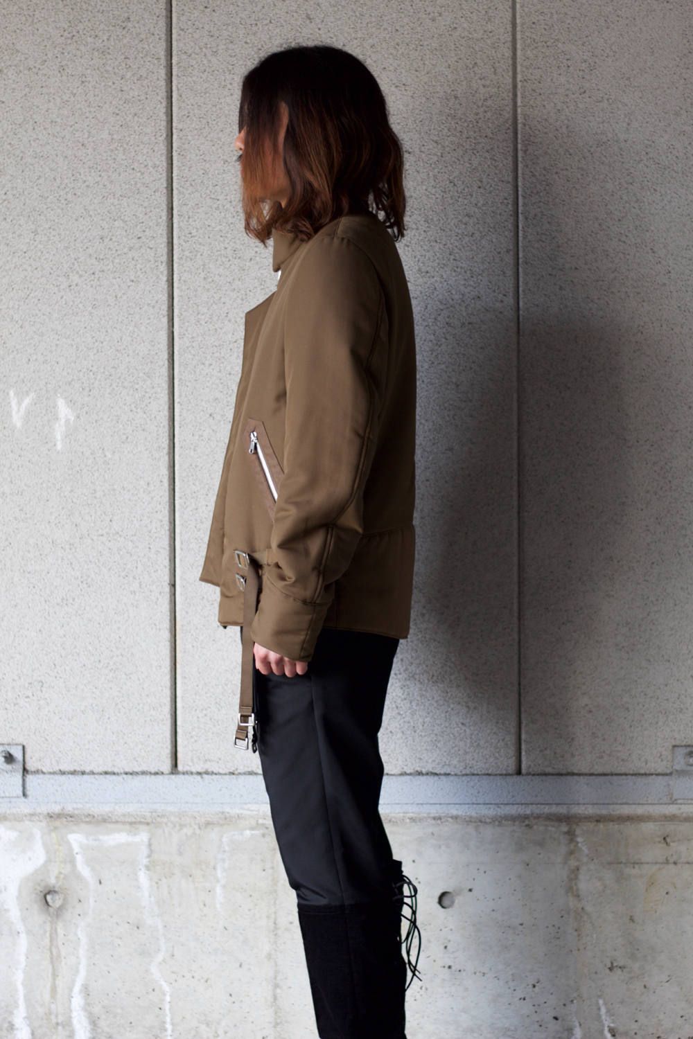 CITY BIKER JACKET(BLACK,SOIL)