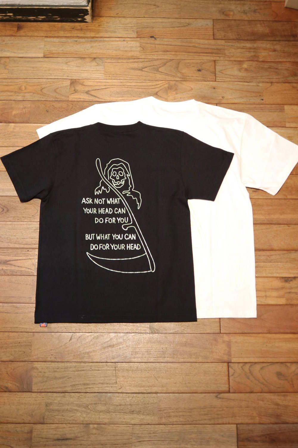 蓄光死神TEE  BLACK