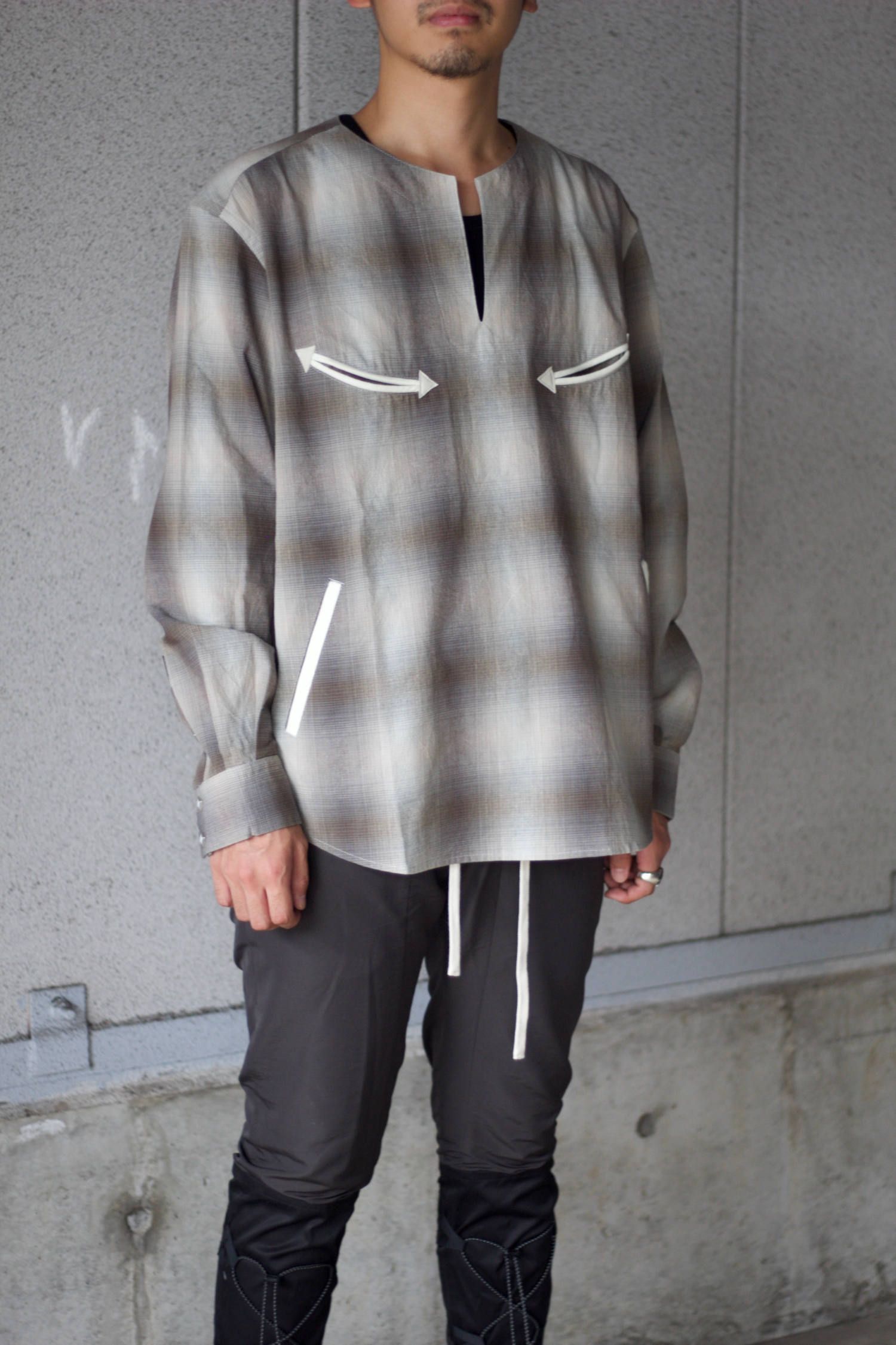 PULLOVER WESTERN SHIRT (BEIGE)