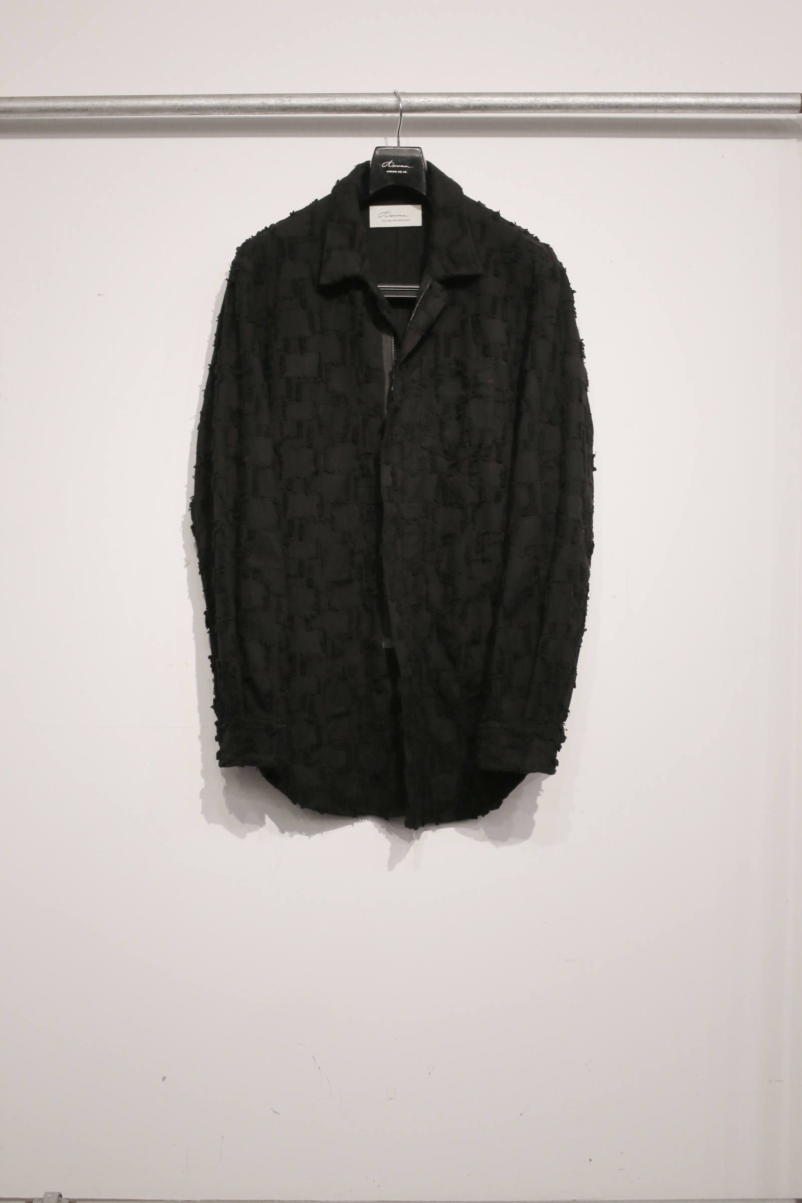 CRUST JACQUARD HELI CREW Shirts - +1(L) - BLACK