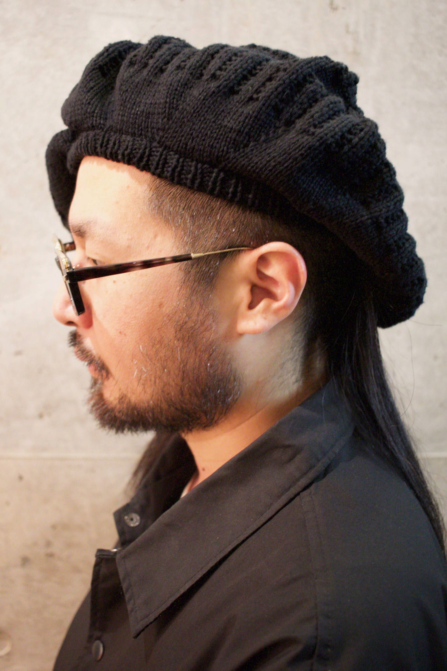 A*U様 定価25000円　ブラックミーンズ　ニット　ベレー帽 blackmeans - 945-74GAC226-1(BLACK) | HAZE