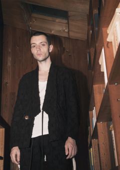 CRUST JACQUARD HAORI Jacket