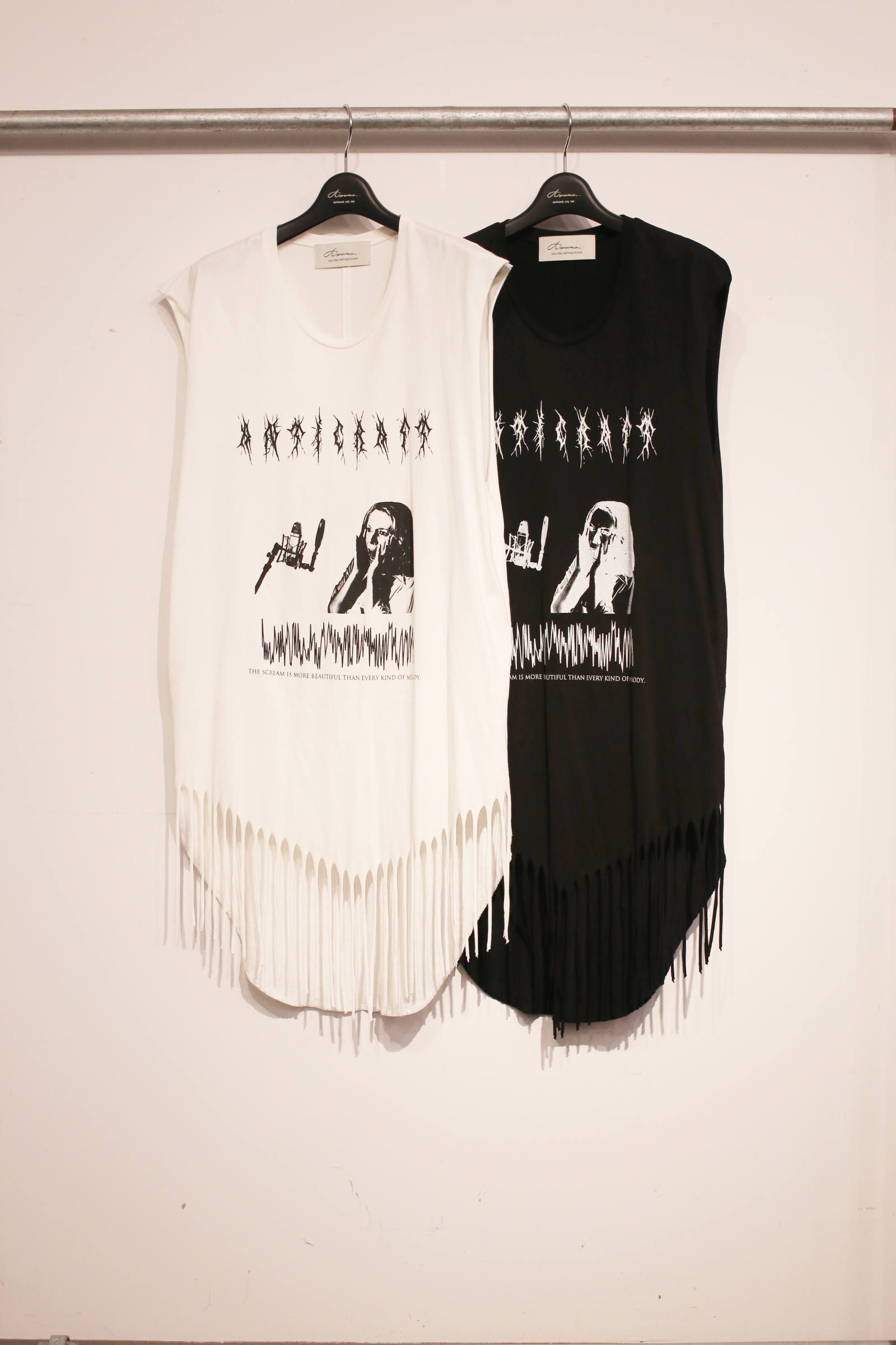 「予約商品」FRINGE LONG T-SHIRT