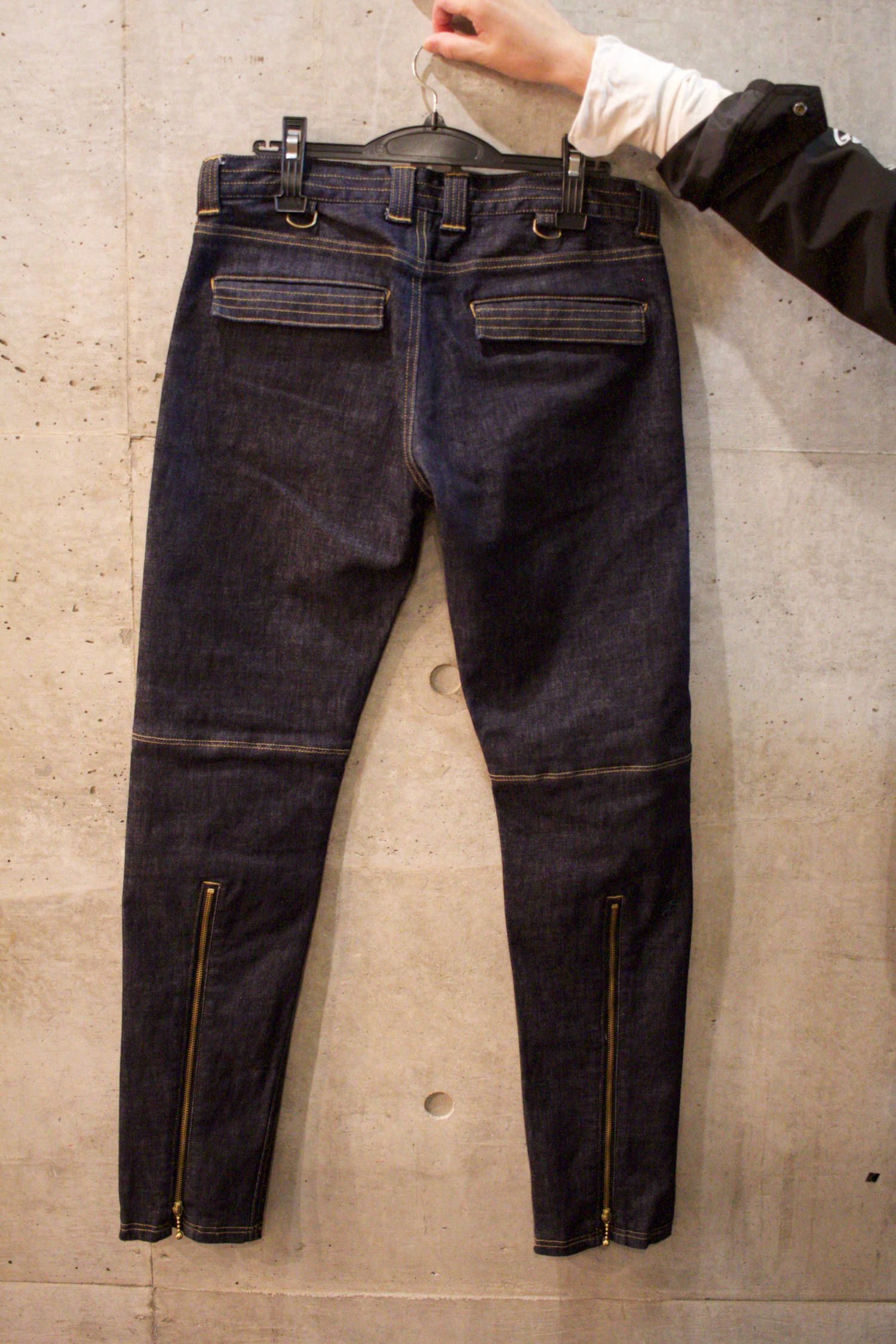 945-74GP20-20 / デニムスリムパンツ (BLACK,INDIGO,)