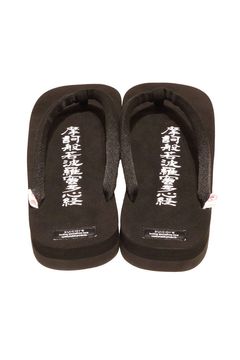 「blackmeans×SUICOKE」般若心経サンダル
