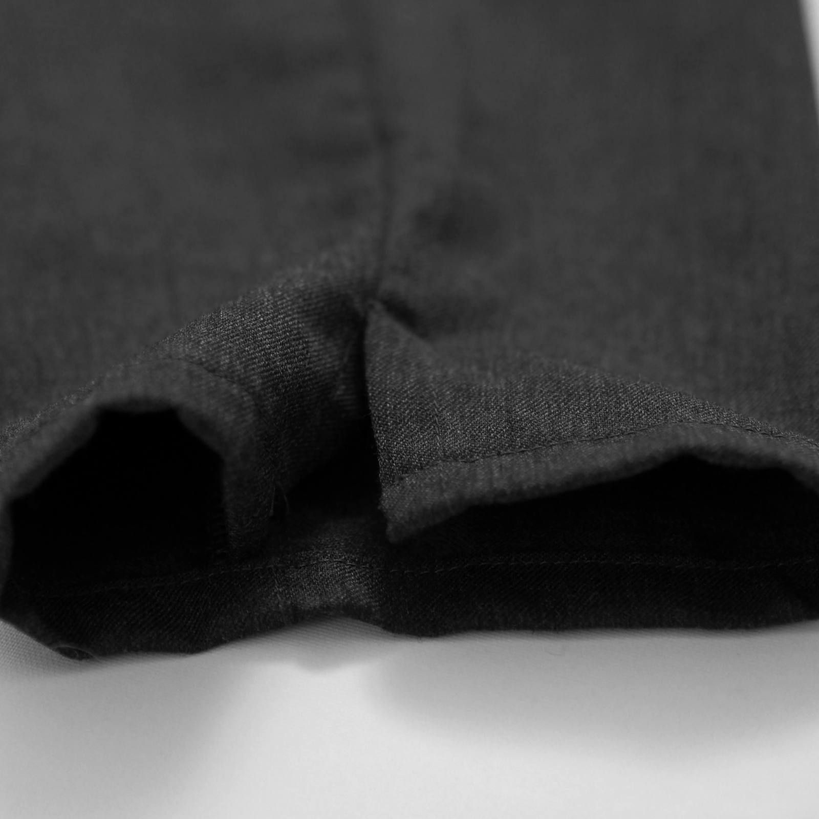 long length uniform trousers(BLACK/CHARCOAL)