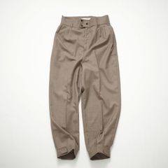 “Bontan” wide slacks (BLACK/SAND)