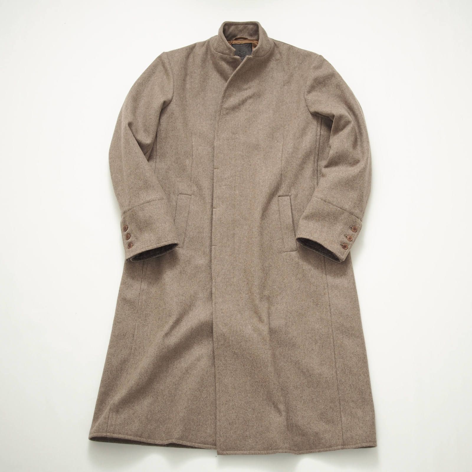 grand master over coat  (BLACK/SAND)