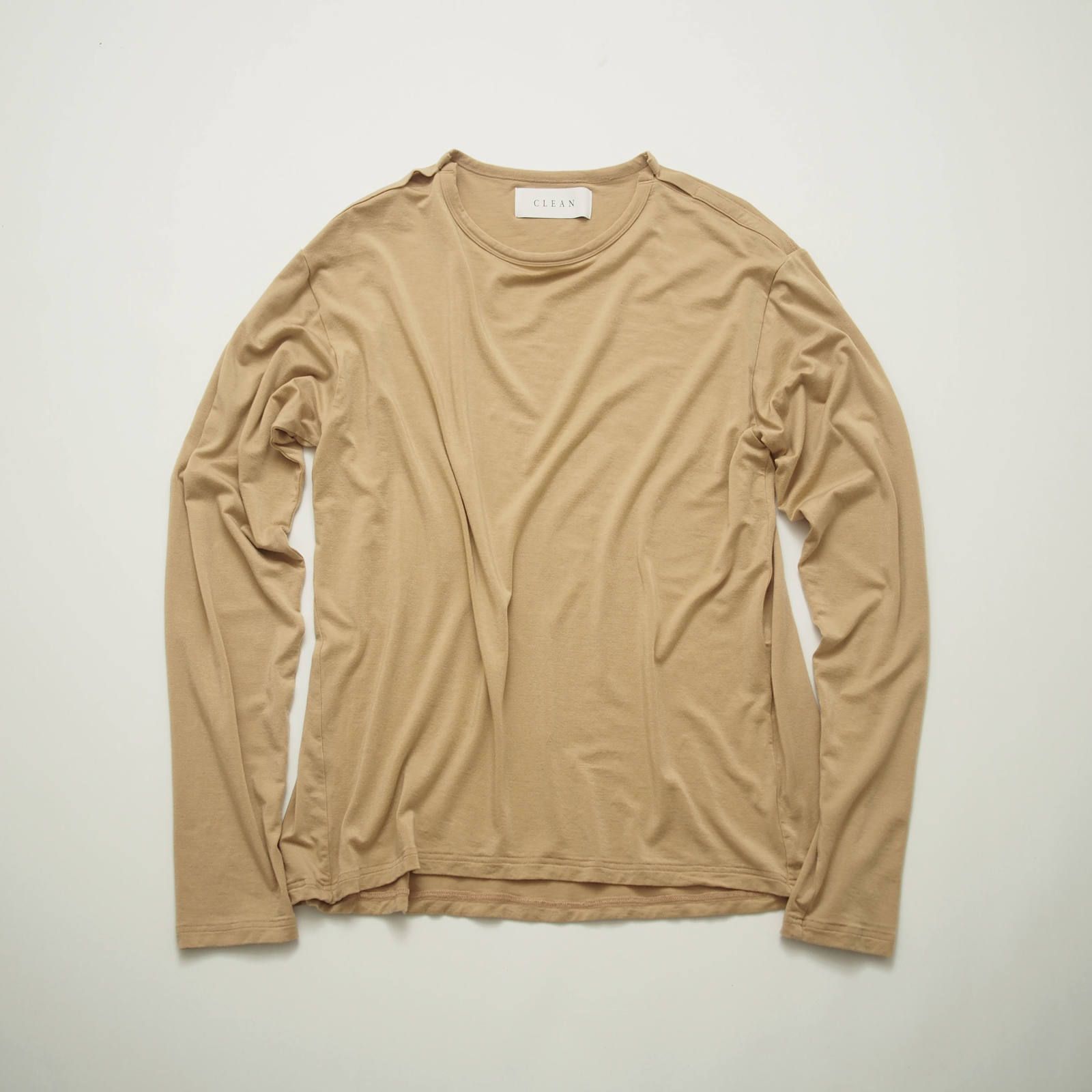 “unfinished series” long sleeves (BLACK/WHITE/CAMEL)