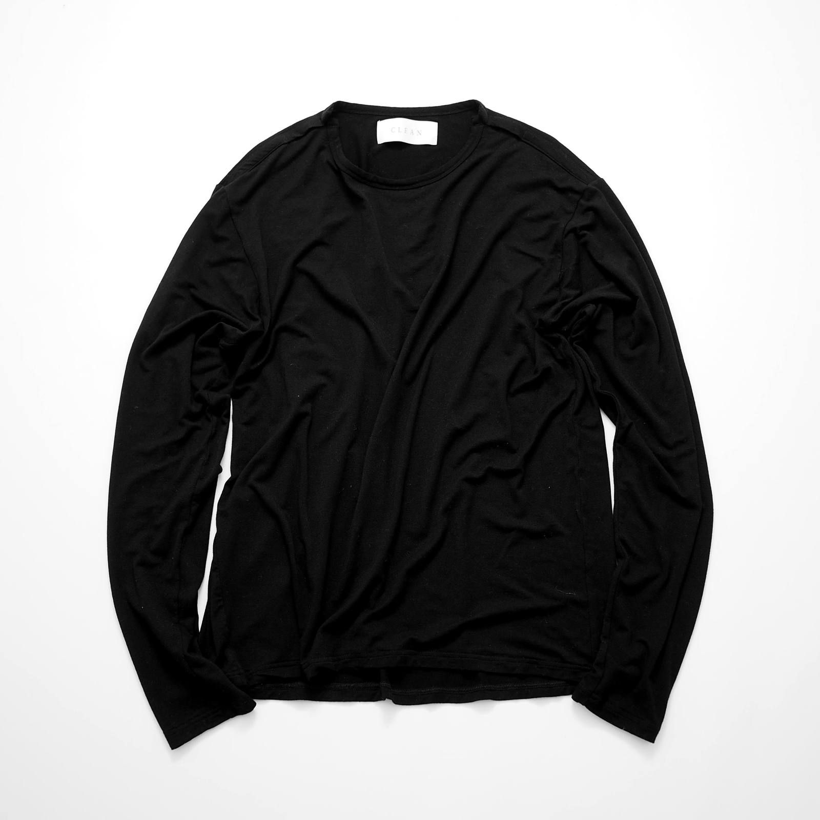“unfinished series” long sleeves (BLACK/WHITE/CAMEL)