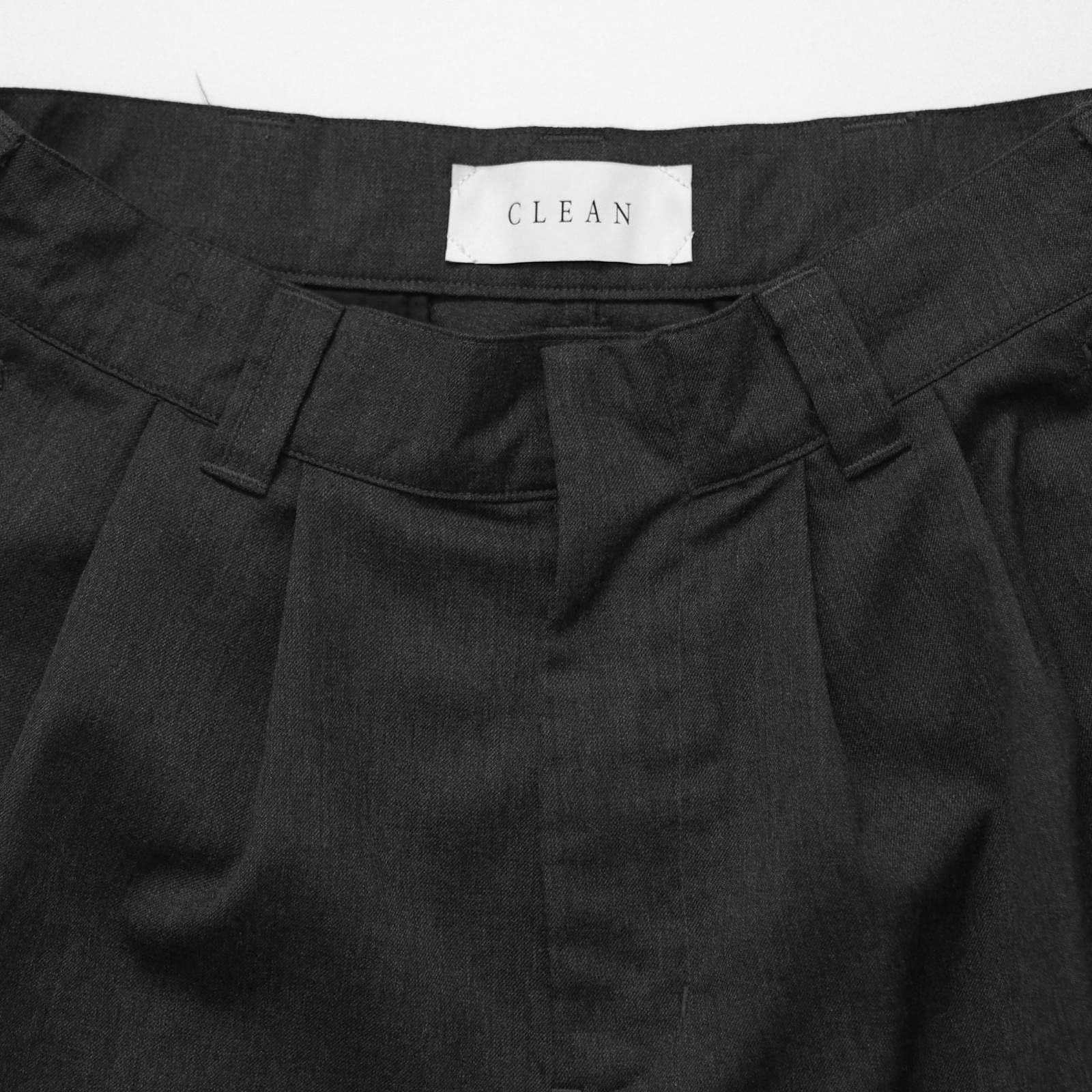 long length uniform trousers(BLACK/CHARCOAL)