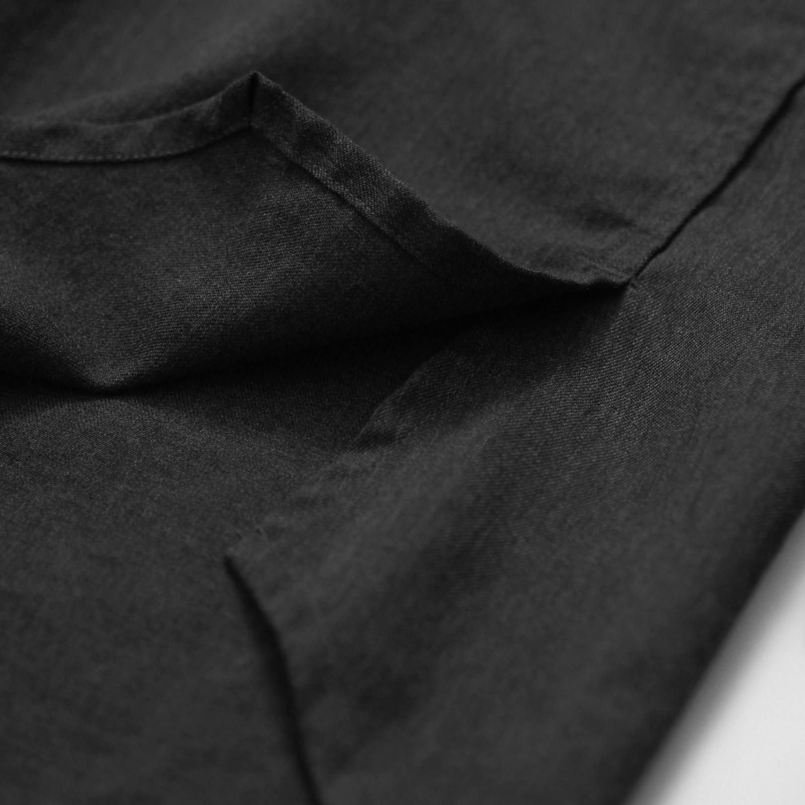 “unfinished series” uniform shirt (BLACK/CHARCOAL)