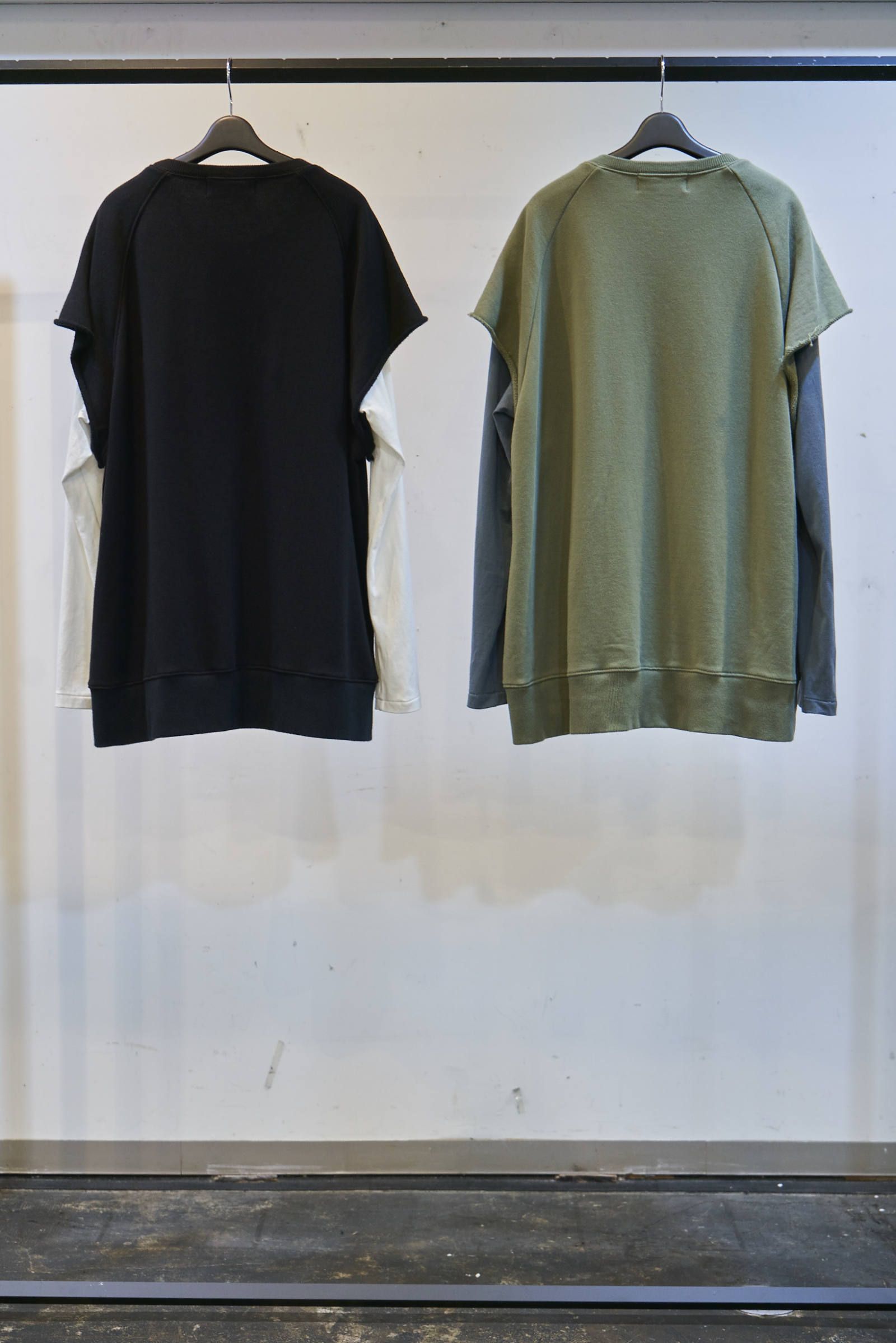 LAYARD SWEAT SHIRT(BLACK)