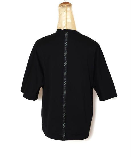 SEAMTAPE M-SLEEVE TEE c/#1 BLACK