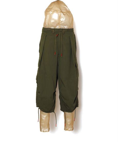 BDU DROP CROTCH TROUSERS c/#2 KHAKI