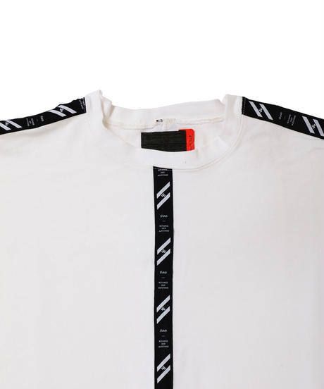 SEAMTAPE M-SLEEVE TEE c/#3 WHITE