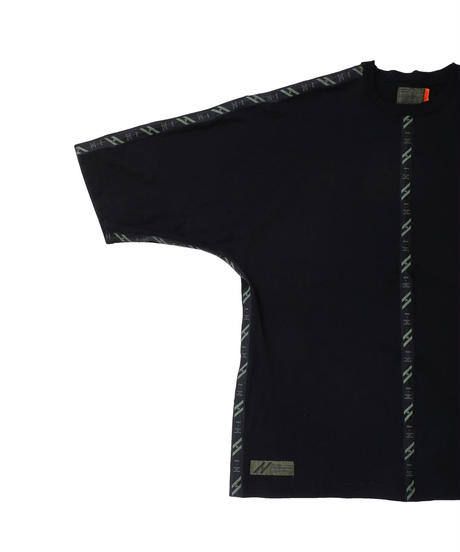 SEAMTAPE M-SLEEVE TEE c/#1 BLACK