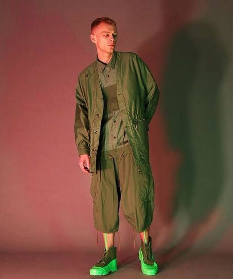 BDU DROP CROTCH TROUSERS c/#2 KHAKI