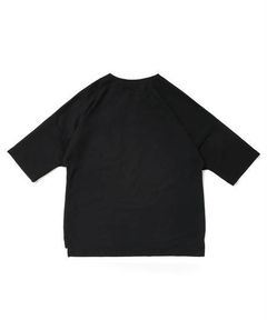 SEAMTAPE DASHIKI M-SLEEVE SHIRT c/#1 BLACK