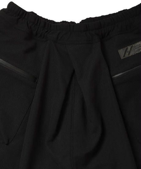 FLATSEAMER LAYERED SHORTS c/#1 BLACK